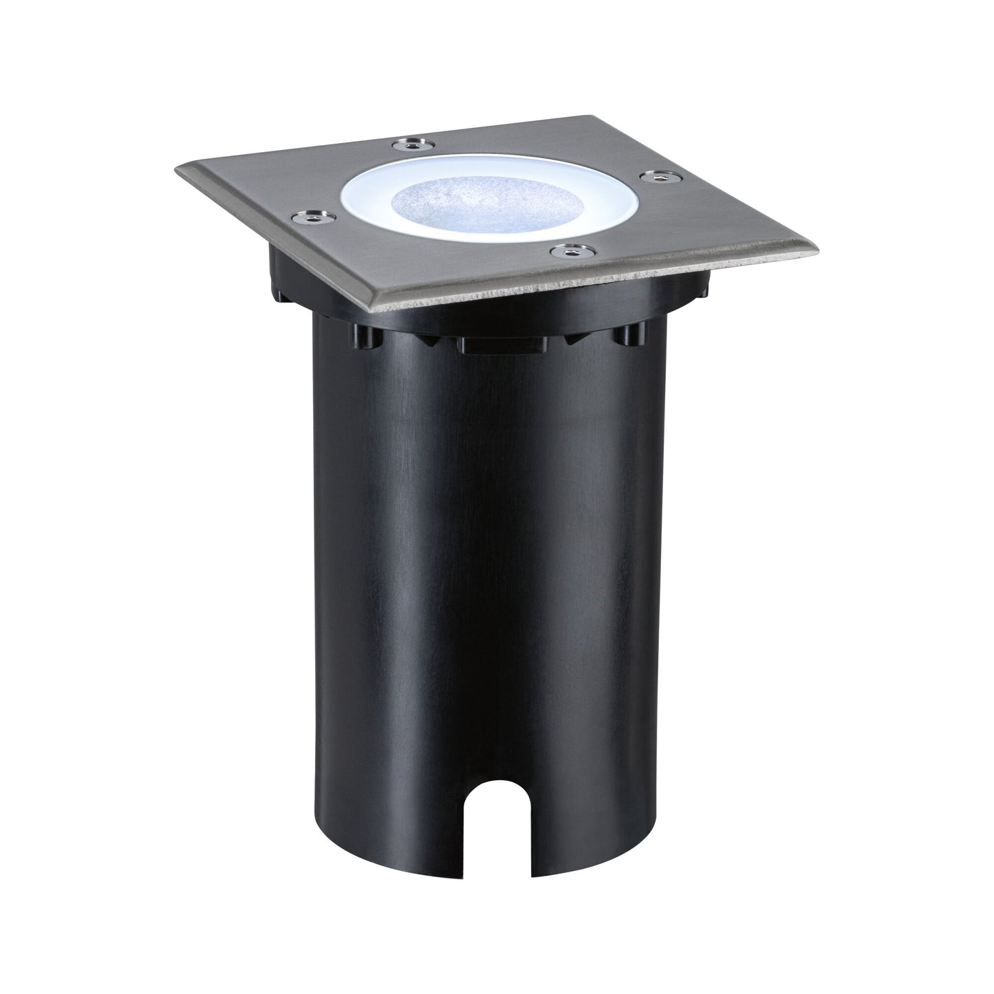 Paulmann LED Bodeneinbauleuchte Floor Smart Home Zigbee 3.0  IP67 eckig 110x110mm RGBW+ 4,9W 300lm 230V Eisen gebürstet Aluminium