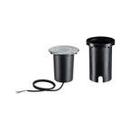 Paulmann LED Bodeneinbauleuchte Floor Smart Home Zigbee 3.0  IP67 eckig 110x110mm RGBW+ 4,9W 300lm 230V Eisen gebürstet Aluminium