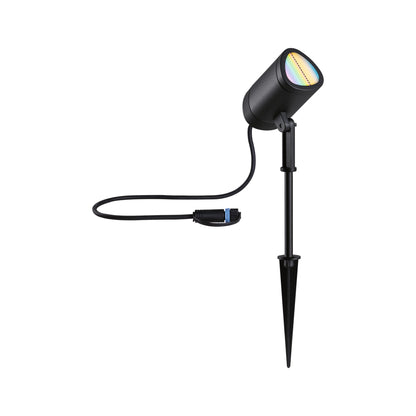 Paulmann Plug & Shine LED Gartenstrahler Shira Smart Home Zigbee 3.0  IP65 RGBW+ 6,5W   Anthrazit