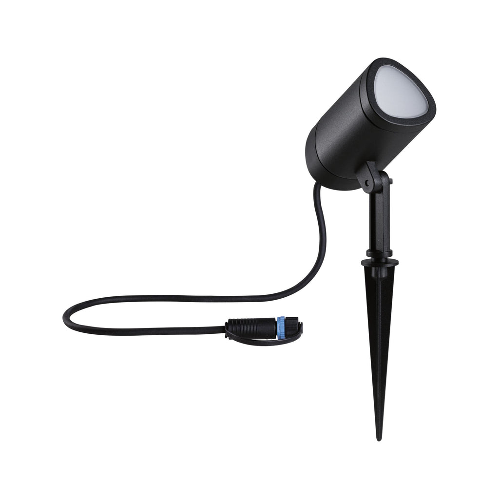 Paulmann Plug & Shine LED Gartenstrahler Shira Smart Home Zigbee 3.0  IP65 RGBW+ 6,5W   Anthrazit