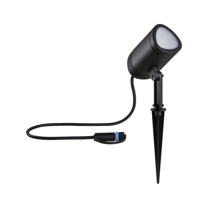 Paulmann Plug & Shine LED Gartenstrahler Shira Smart Home Zigbee 3.0  IP65 RGBW+ 6,5W   Anthrazit