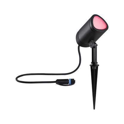 Paulmann Plug & Shine LED Gartenstrahler Shira Smart Home Zigbee 3.0  IP65 RGBW+ 6,5W   Anthrazit