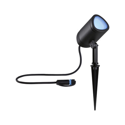 Paulmann Plug & Shine LED Gartenstrahler Shira Smart Home Zigbee 3.0  IP65 RGBW+ 6,5W   Anthrazit