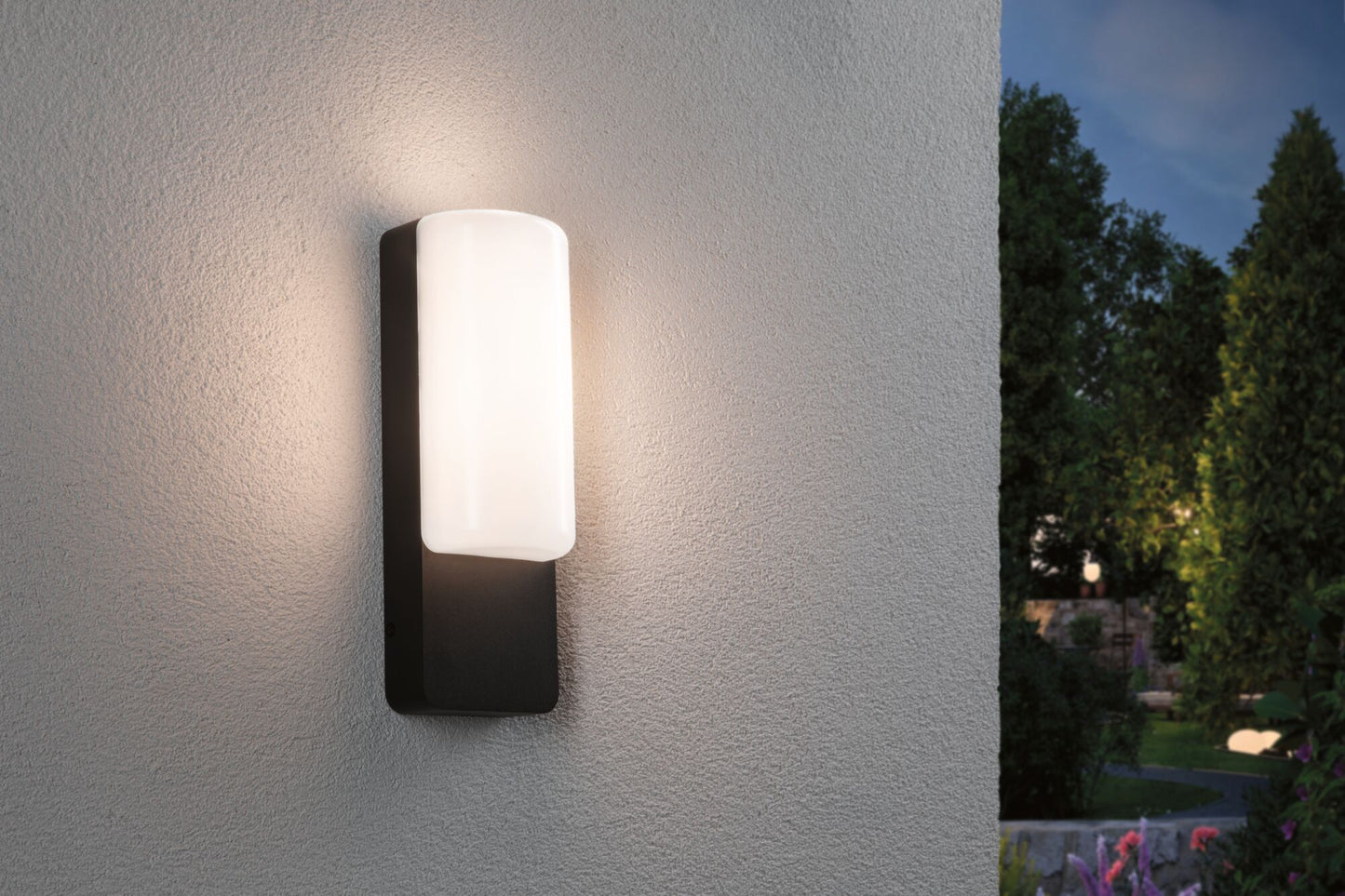 Paulmann LED Außenwandleuchte Bonnie IP44  93x77mm 3000K 8,5W 560lm 230V  Anthrazit Aluminium