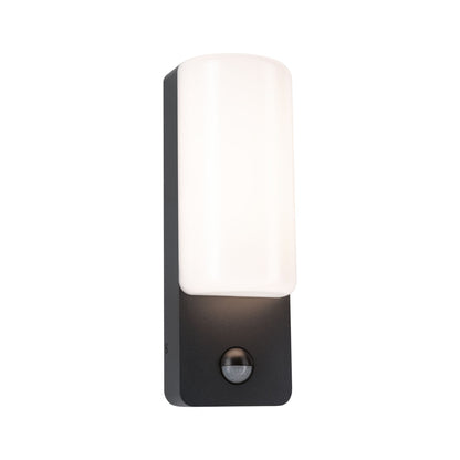 Paulmann LED Außenwandleuchte Bonnie Dämmerungsgesteuerter Bewegungsmelder (IR) IP44  93x77mm 3000K 8,5W 560lm 230V  Anthrazit Aluminium