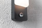 Paulmann LED Außenwandleuchte Bonnie Dämmerungsgesteuerter Bewegungsmelder (IR) insektenfreundlich und seewasserresistent IP44  93x77mm 2200 - 3000K 8,5W 560lm 230V  Anthrazit Aluminium
