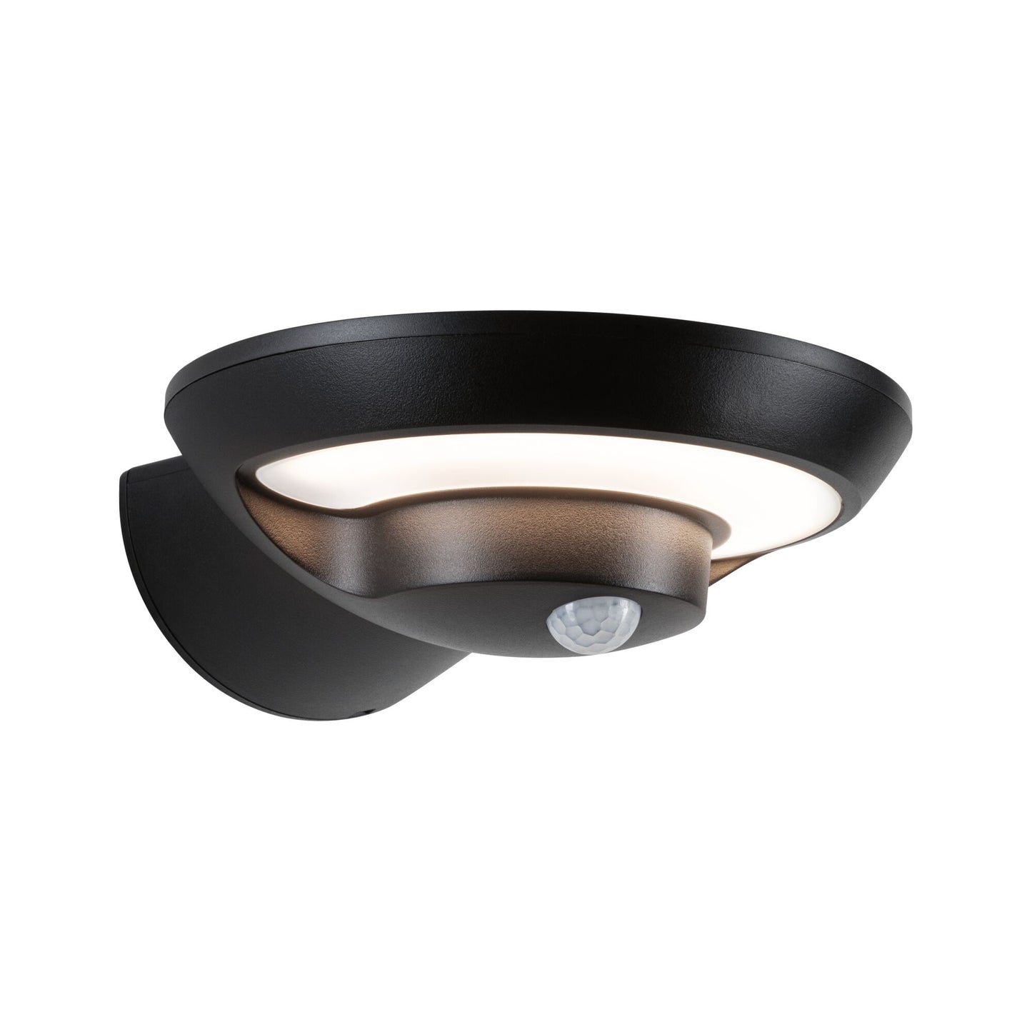 Paulmann Solar LED Außenwandleuchte Bordola Dämmerungsgesteuerter Bewegungsmelder (IR) IP44  180x211mm 3000K 3,5W 220lm 3,7V  Anthrazit Kunststoff