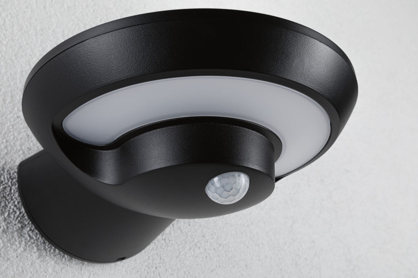 Paulmann Solar LED Außenwandleuchte Bordola Dämmerungsgesteuerter Bewegungsmelder (IR) IP44  180x211mm 3000K 3,5W 220lm 3,7V  Anthrazit Kunststoff
