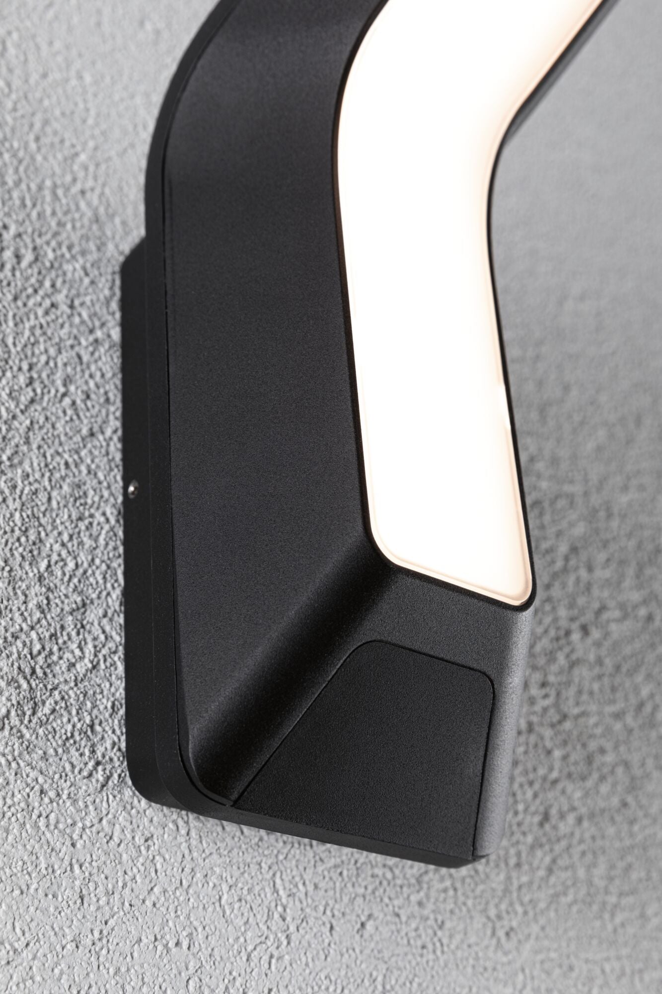Paulmann LED Außenwandleuchte Merano Dämmerungsgesteuerter Bewegungsmelder (HF) IP44  90x328mm 3000K 14W 950lm 230V  Anthrazit Aluminium