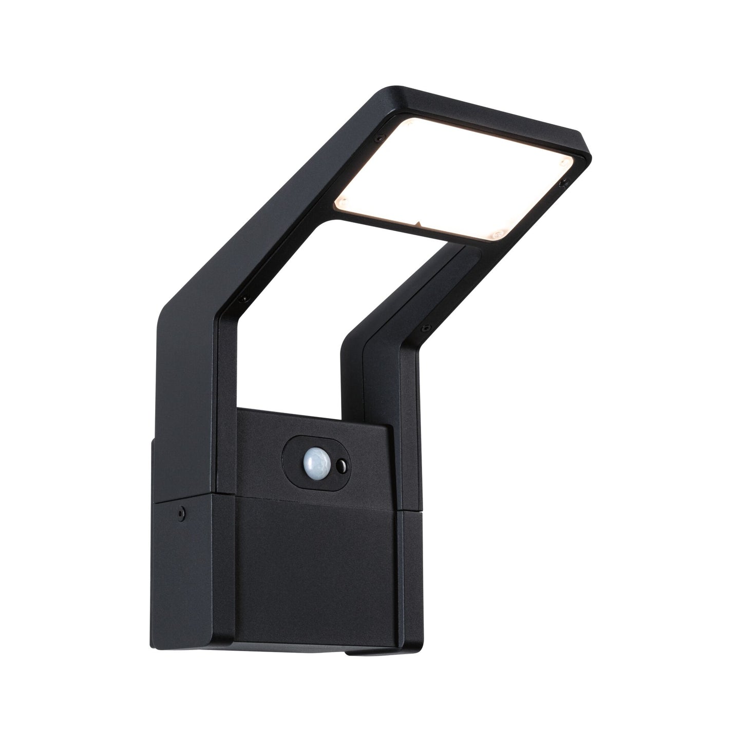 Paulmann LED Außenwandleuchte Juntea Dämmerungsgesteuerter Bewegungsmelder (IR) IP44  140x217mm 3000K 11W 900lm 230V  Anthrazit Aluminium