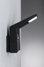 Paulmann LED Außenwandleuchte Juntea Dämmerungsgesteuerter Bewegungsmelder (IR) IP44  140x217mm 3000K 11W 900lm 230V  Anthrazit Aluminium