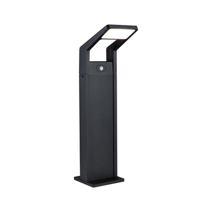 Paulmann LED Pollerleuchte Juntea Dämmerungsgesteuerter Bewegungsmelder (IR) IP44  585mm 3000K 11W 900lm 230V  Anthrazit  Aluminium