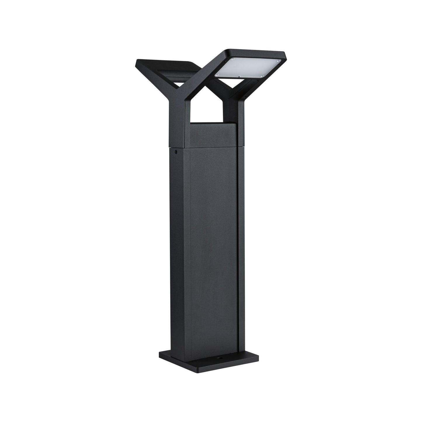 Paulmann LED Pollerleuchte Juntea Dämmerungssensor IP44  585mm 3000K 2x12,5W 2x800lm 230V  Anthrazit  Aluminium