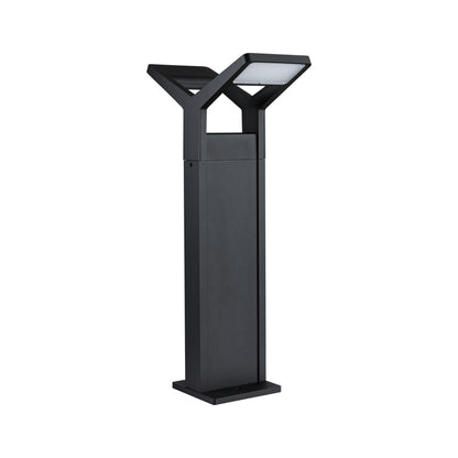 Paulmann LED Pollerleuchte Juntea Dämmerungssensor IP44  585mm 3000K 2x12,5W 2x800lm 230V  Anthrazit  Aluminium