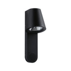 Paulmann LED Außenwandleuchte Caissa Dämmerungsgesteuerter Bewegungsmelder (HF) IP44  105x127mm 3000K 9W 700lm 230V 65° Anthrazit Aluminium