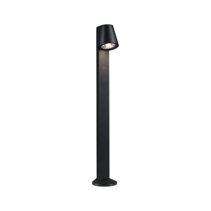Paulmann LED Pollerleuchte Caissa Dämmerungsgesteuerter Bewegungsmelder (HF) IP44  793mm 3000K 9W 700lm 230V 65° Anthrazit  Aluminium