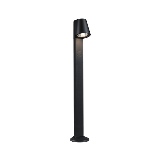 Paulmann LED Pollerleuchte Caissa Dämmerungsgesteuerter Bewegungsmelder (HF) IP44  793mm 3000K 9W 700lm 230V 65° Anthrazit  Aluminium