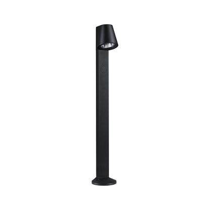 Paulmann LED Pollerleuchte Caissa Dämmerungsgesteuerter Bewegungsmelder (HF) IP44  793mm 3000K 9W 700lm 230V 65° Anthrazit  Aluminium