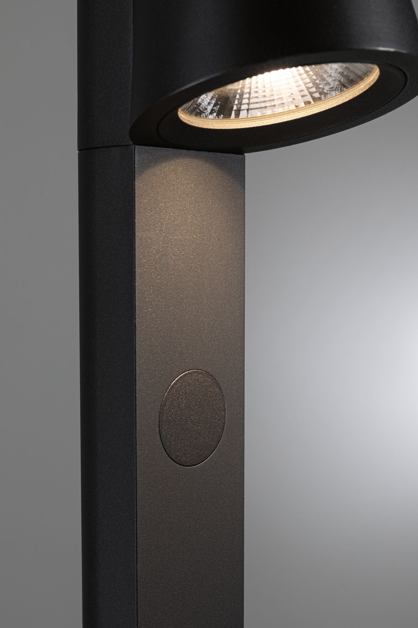 Paulmann LED Pollerleuchte Caissa Dämmerungsgesteuerter Bewegungsmelder (HF) IP44  793mm 3000K 9W 700lm 230V 65° Anthrazit  Aluminium