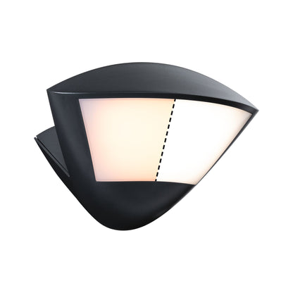 Paulmann LED Außenwandleuchte Skyla Dämmerungsgesteuerter Bewegungsmelder (IR) insektenfreundlich Smart Home Zigbee 3.0  IP44  226x164mm Tunable Warm 10W 840lm 230V  Anthrazit Aluminium