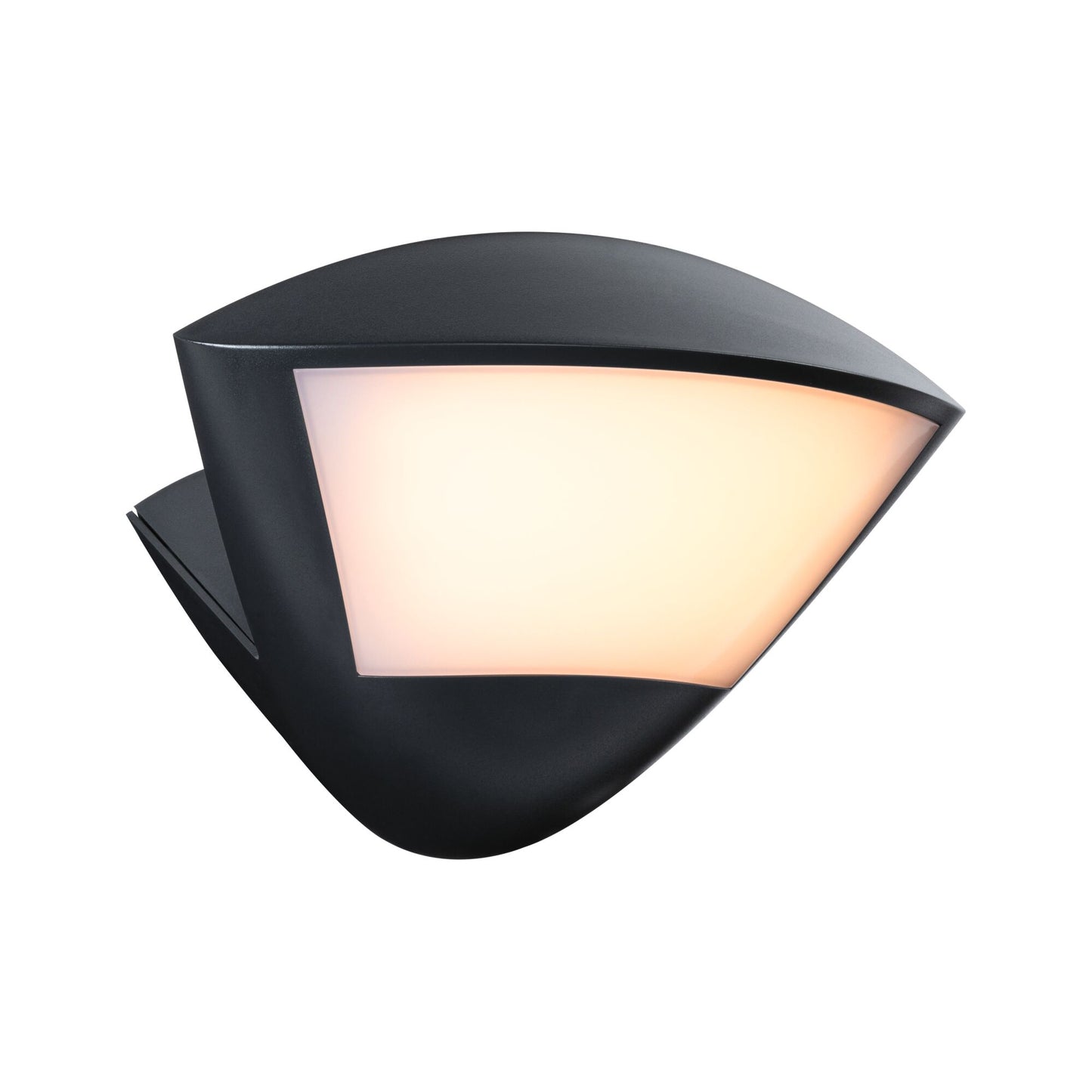 Paulmann LED Außenwandleuchte Skyla Dämmerungsgesteuerter Bewegungsmelder (IR) insektenfreundlich Smart Home Zigbee 3.0  IP44  226x164mm Tunable Warm 10W 840lm 230V  Anthrazit Aluminium
