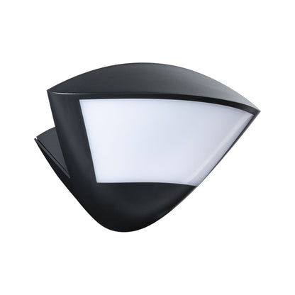 Paulmann LED Außenwandleuchte Skyla Dämmerungsgesteuerter Bewegungsmelder (IR) insektenfreundlich Smart Home Zigbee 3.0  IP44  226x164mm Tunable Warm 10W 840lm 230V  Anthrazit Aluminium