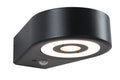 Paulmann LED Außenwandleuchte Silma Dämmerungsgesteuerter Bewegungsmelder (IR) IP44  65x186mm 3000K 5,5W / 0,7W 600lm 230V  Anthrazit Aluminium