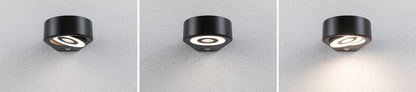 Paulmann LED Außenwandleuchte Silma Dämmerungsgesteuerter Bewegungsmelder (IR) IP44  65x186mm 3000K 5,5W / 0,7W 600lm 230V  Anthrazit Aluminium