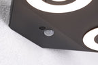 Paulmann LED Außenwandleuchte Silma Dämmerungsgesteuerter Bewegungsmelder (IR) Zweifacher Lichtaustritt IP44 eckig 280x176mm 3000K 2x5,5W / 2x0,7W 2x600lm 230V  Anthrazit Aluminium