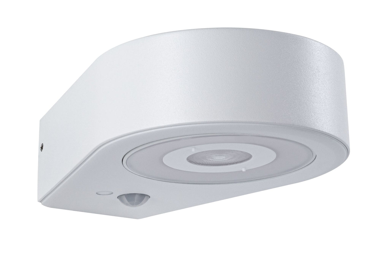 Paulmann LED Außenwandleuchte Silma Dämmerungsgesteuerter Bewegungsmelder (IR) IP44  65x186mm 3000K 5,5W / 0,7W 600lm 230V  Weiß Aluminium