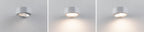 Paulmann LED Außenwandleuchte Silma Dämmerungsgesteuerter Bewegungsmelder (IR) IP44  65x186mm 3000K 5,5W / 0,7W 600lm 230V  Weiß Aluminium