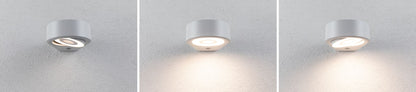 Paulmann LED Außenwandleuchte Silma Dämmerungsgesteuerter Bewegungsmelder (IR) IP44  65x186mm 3000K 5,5W / 0,7W 600lm 230V  Weiß Aluminium