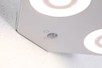Paulmann LED Außenwandleuchte Silma Dämmerungsgesteuerter Bewegungsmelder (IR) Zweifacher Lichtaustritt IP44  280x176mm 3000K 2x5,5W / 2x0,7W 2x600lm 230V  Weiß Aluminium