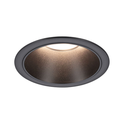 Paulmann LED Einbauleuchte Cole 3er-Set 3-Step-Dim Coin IP44 rund 88mm  Coin 3x6W 3x470lm 230V dimmbar 2700K Schwarz