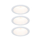 Paulmann LED Einbauleuchte Cole 3er-Set 3-Step-Dim Coin IP44 rund 88mm  Coin 3x6W 3x470lm 230V dimmbar 2700K Weiß