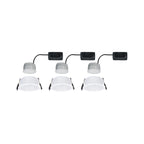 Paulmann LED Einbauleuchte Cole 3er-Set 3-Step-Dim Coin IP44 rund 88mm  Coin 3x6W 3x470lm 230V dimmbar 2700K Weiß