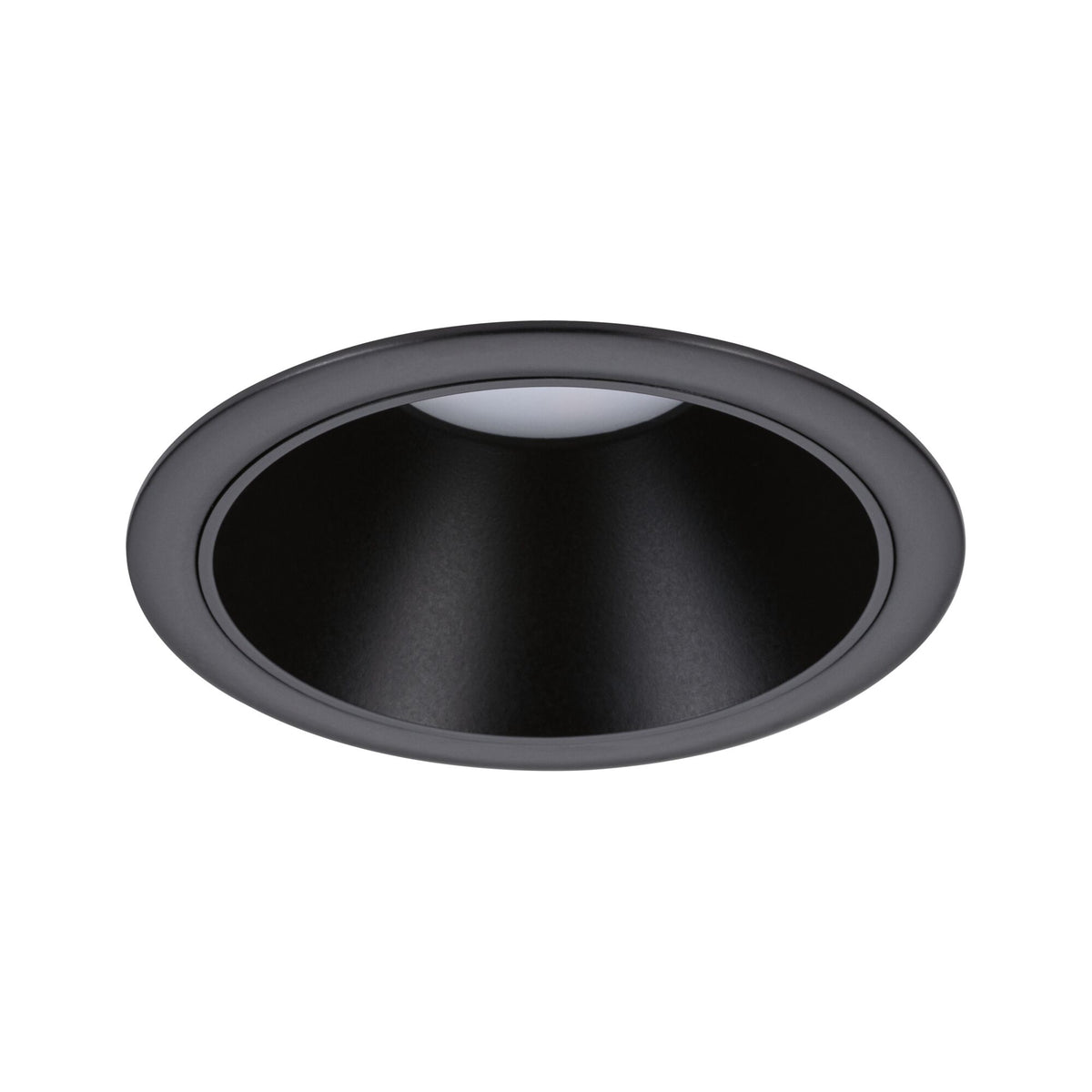 Paulmann LED Einbauleuchte Cole Einzelleuchte 3-Step-Dim Coin IP44 rund 88mm  Coin 6W 470lm 230V dimmbar 2700K Schwarz