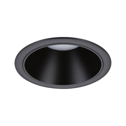 Paulmann LED Einbauleuchte Cole Einzelleuchte 3-Step-Dim Coin IP44 rund 88mm  Coin 6W 470lm 230V dimmbar 2700K Schwarz