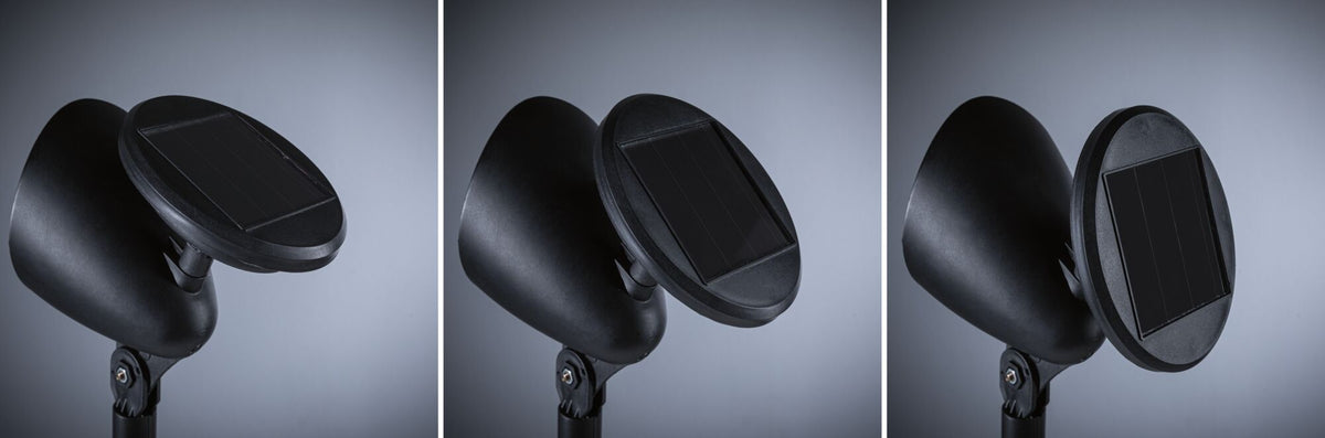 Paulmann Solar LED Spot Solena IP44 3000K 2lm Schwarz