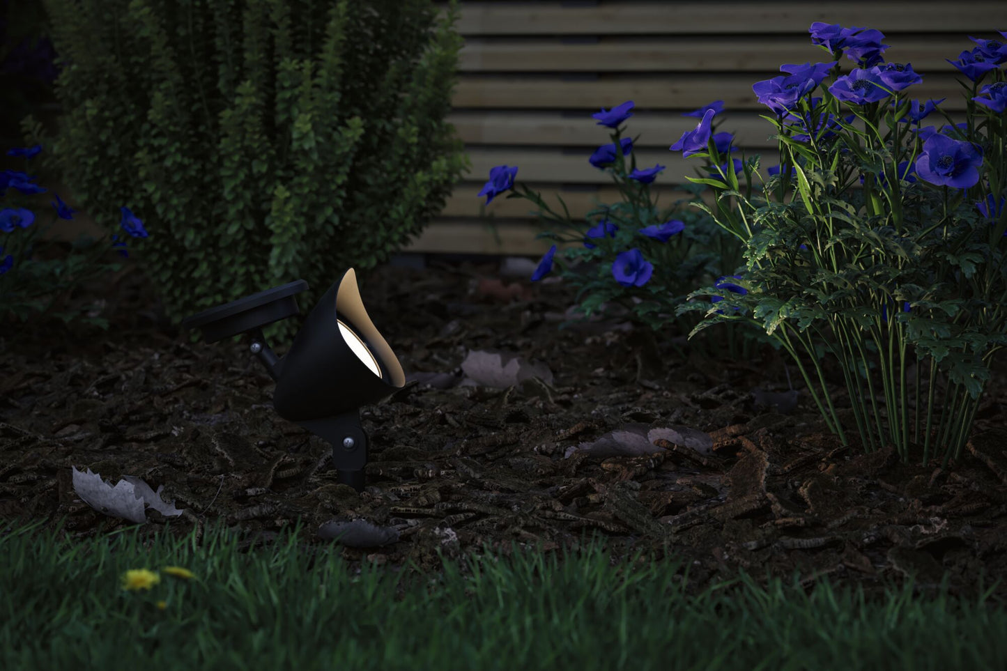 Paulmann Solar LED Spot Solena IP44 3000K 2lm Schwarz