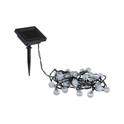 Paulmann Solar Lichterkette Soala IP44 3000K 30x3lm Schwarz