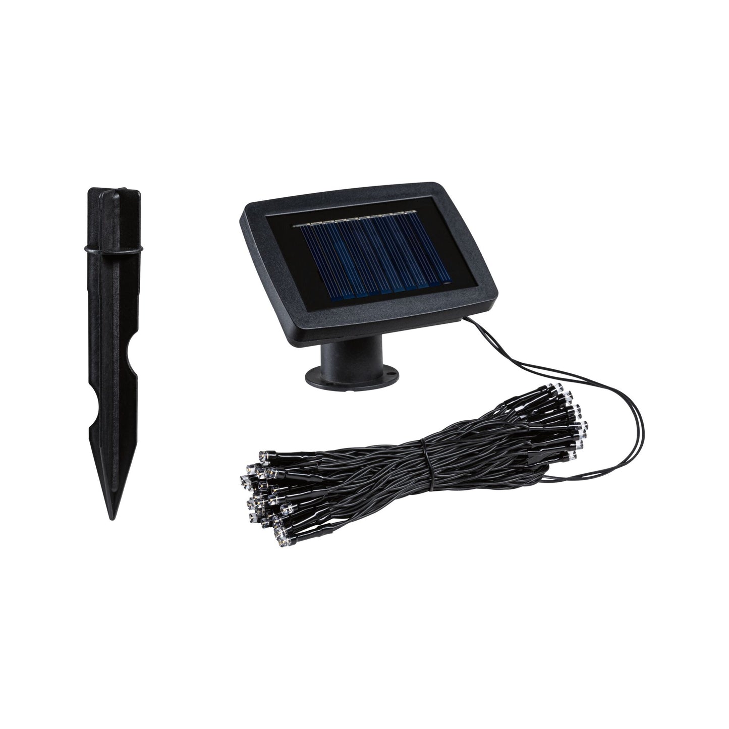 Paulmann Solar Lichterkette Aurinka IP44 3000K 60x3lm Schwarz