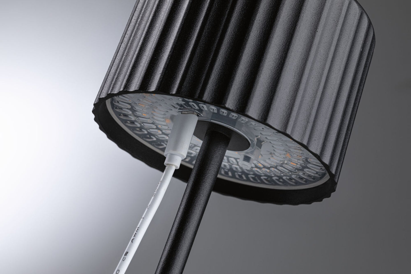 Paulmann Solar Akkuleuchte Else IP44 dimmbar 2700K Schwarz