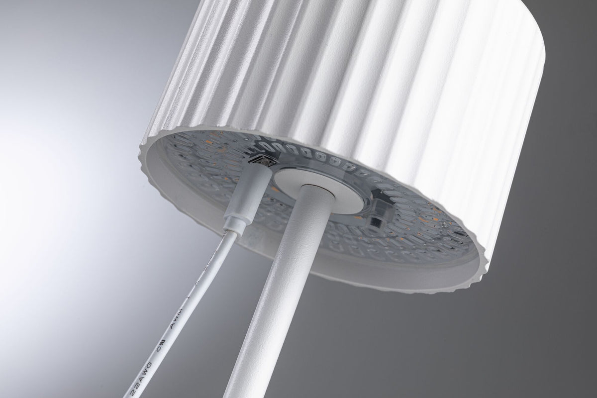 Paulmann Solar Akkuleuchte Else IP44 dimmbar 2700K Weiß