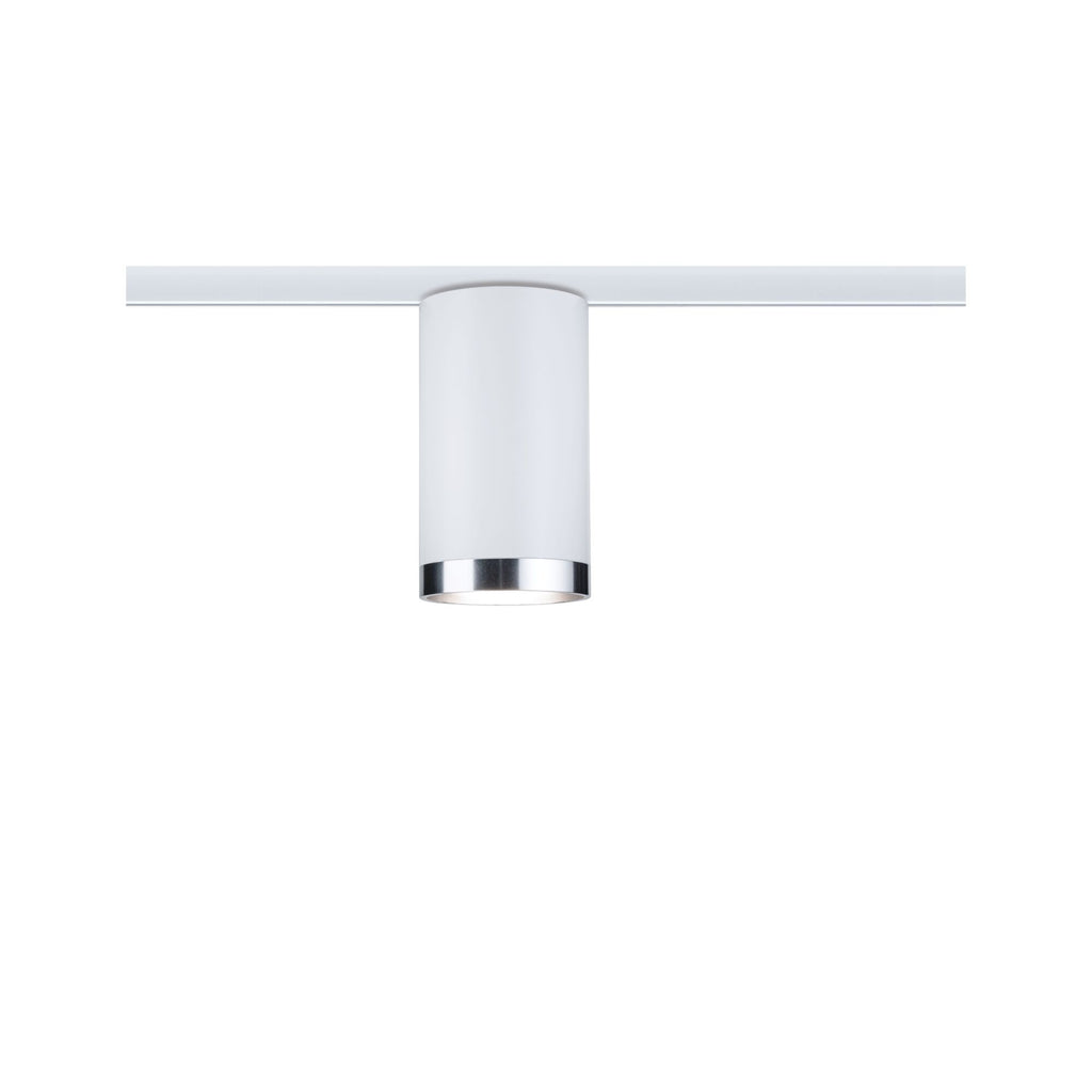 Paulmann URail LED Schienenspot Tube Einzelspot GU10  max. 10W  dimmbar 230V Signalweiß