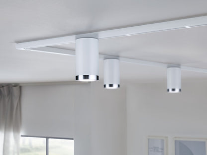 Paulmann URail LED Schienenspot Tube Einzelspot GU10  max. 10W  dimmbar 230V Signalweiß