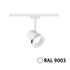 Paulmann URail Schienenspot Cone Einzelspot GU10  max. 10W  dimmbar 230V Signalweiß