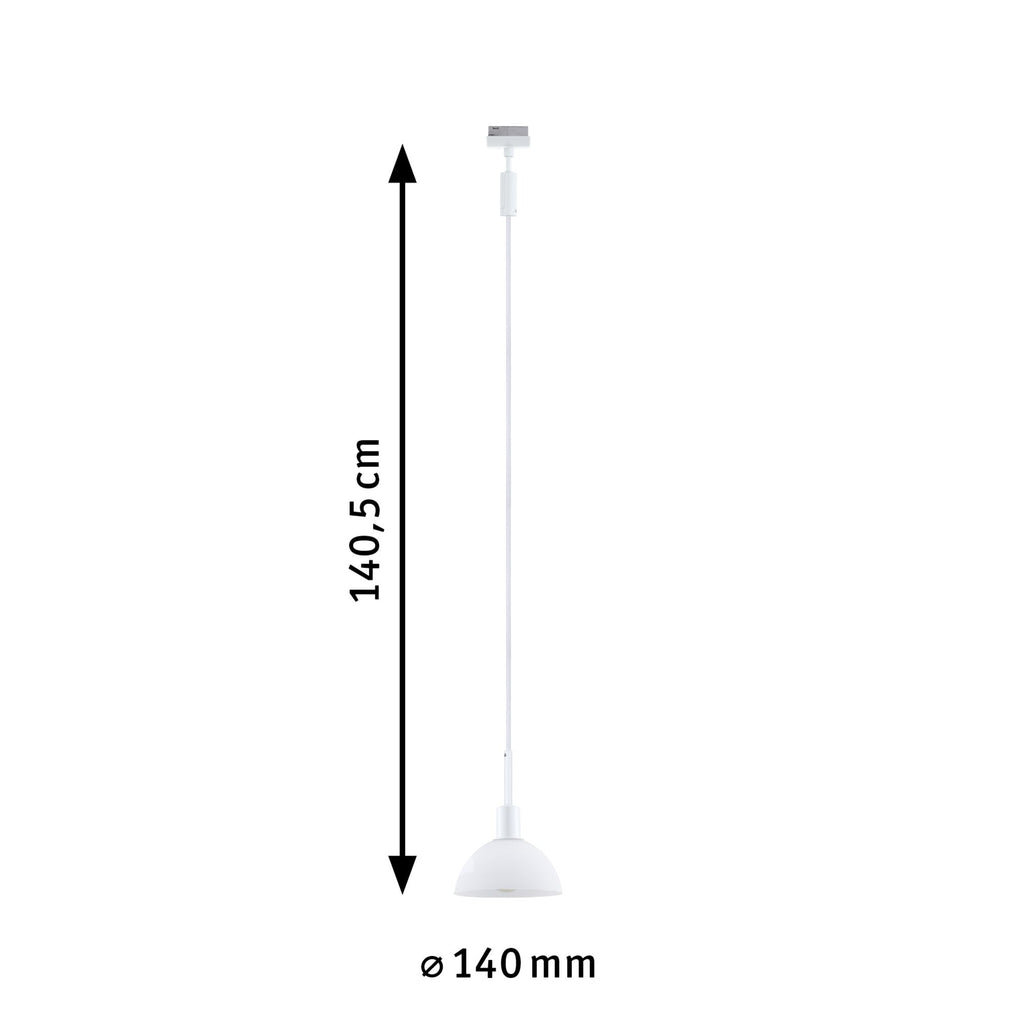 Paulmann URail Pendel Sarrasani E14  max. 20W  dimmbar 230V Signalweiß