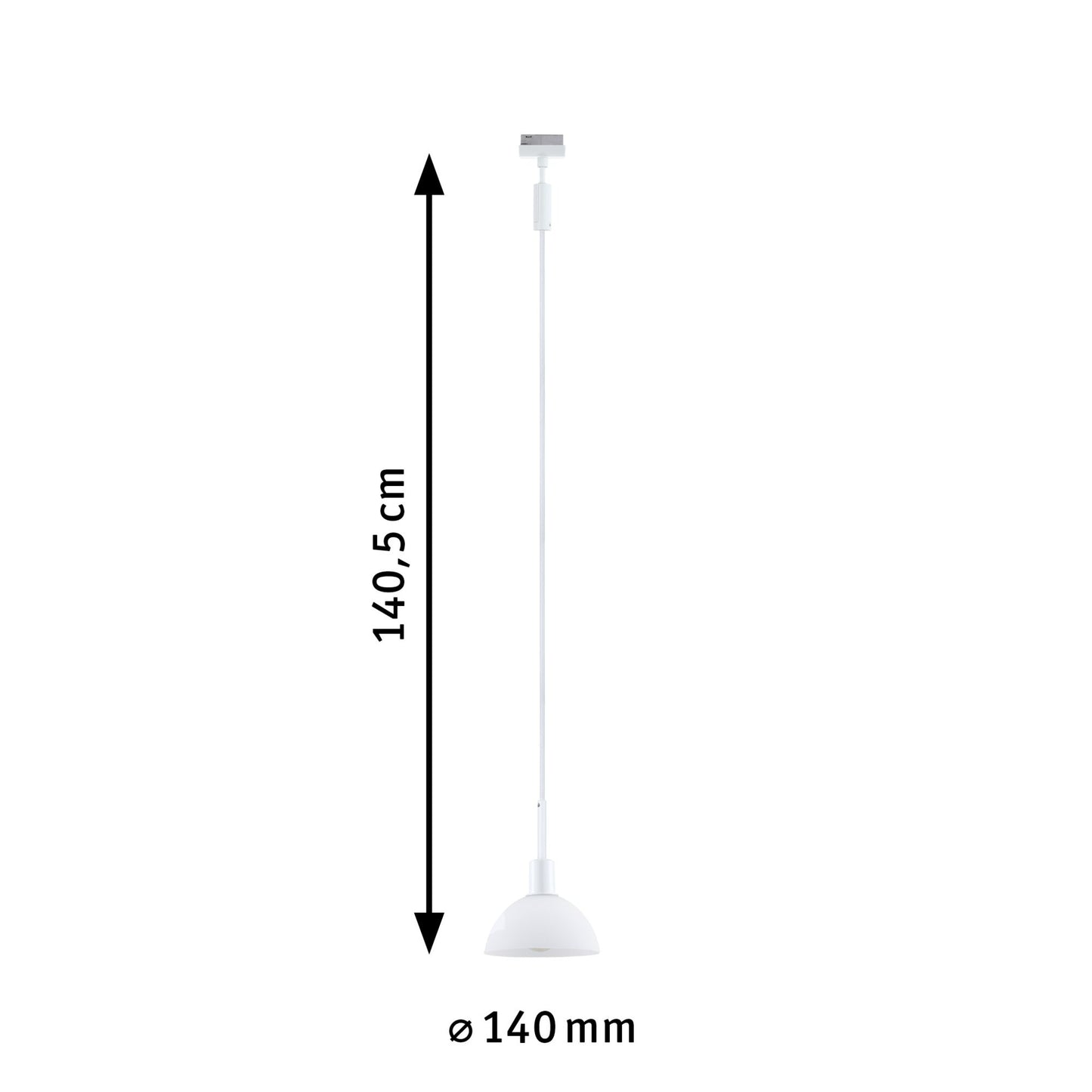 Paulmann URail Pendel Sarrasani E14  max. 20W  dimmbar 230V Signalweiß