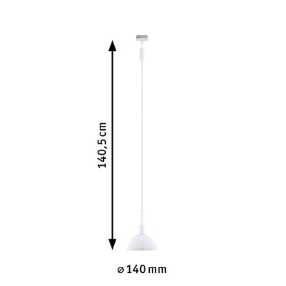 Paulmann URail Pendel Sarrasani E14  max. 20W  dimmbar 230V Signalweiß